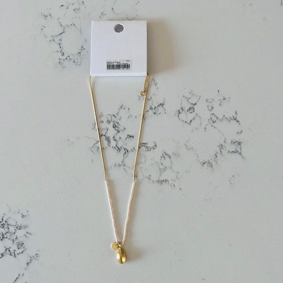 Madewell Shell Seed Bead woman’s Necklace - Picture 6 of 11